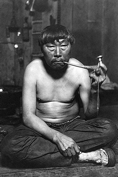 Inuit Smoking Pipe Alaska Lomen Brothers Photo Print for Sale