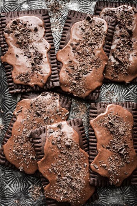 Homemade Chocolate Fudge Pop Tarts - Curly Girl Kitchen