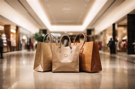 Premium Photo | Shopping bags in Shopping mall