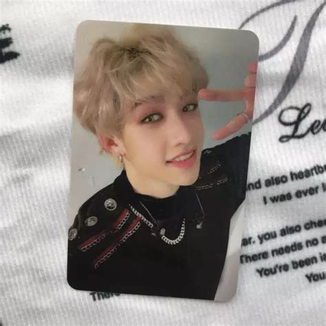 stray kids bang chan    taiwan limited official photo card eur