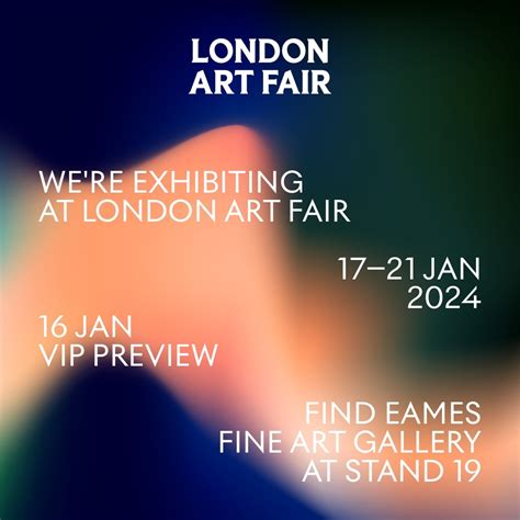 Event: London Art Fair 2024 | Eames Fine Art