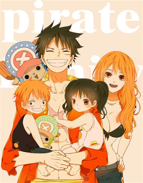 Luffy x Nami Family by SadomaruxSadaharu on Tumblr Happy Valentine's