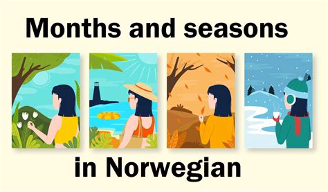Learn months and seasons in Norwegian - Norwegian Academy
