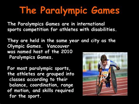 paralympic games powerpoint    id