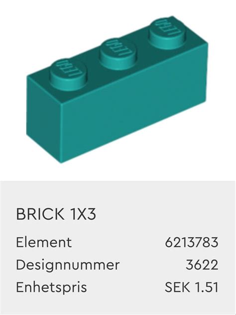 A Lego - Enskilda bitar panosundaki Pin