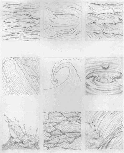 how to drawing water