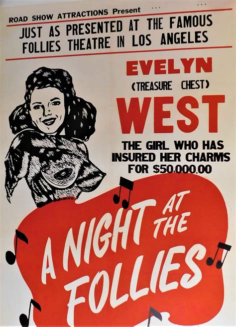 "Night at the Follies" 1947 Original Linen Backed Theatrical Poster