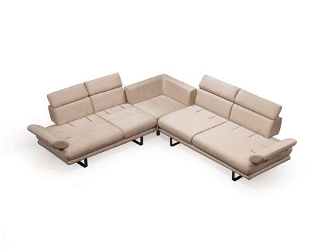 TESLA Beige Creme Ecksofa – Viva Möbel
