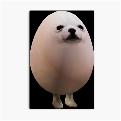 "Eggdog" Canvas Print by muwumbe | Redbubble