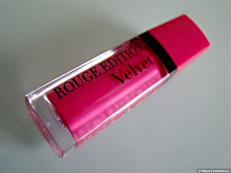 Неоновая фуксия - Жидкая губная помада Bourjois Rouge Edition Velvet ...