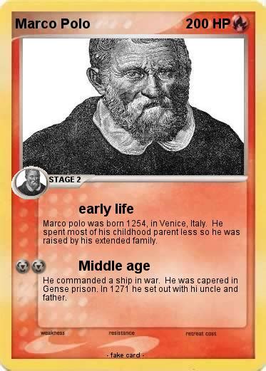 Pokémon Marco Polo 45 45 - early life - My Pokemon Card