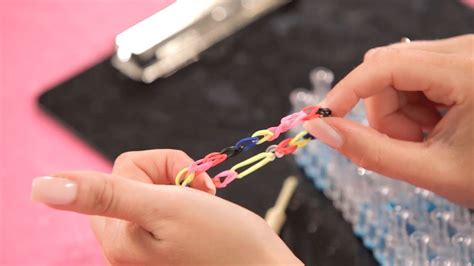 Single Rainbow Loom Bracelet | Bracelet Patterns - YouTube