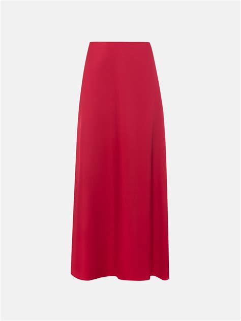 Расклешенная юбка макси из гладкой ткани :: LICHI - Online fashion store