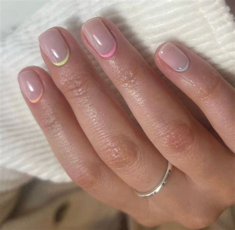 12 uñas francesas en color pastel para las amantes de los manis lindos ...