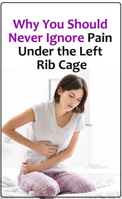 13 Causes of Pain under Left Rib Cage with Treatments - Healthy Lifestyle