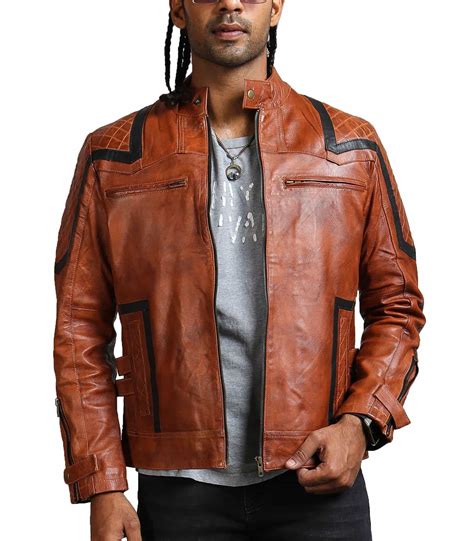 Brown Leather Jackets For Men Price