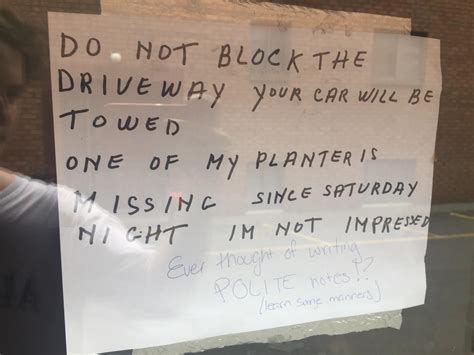 This was on the front door of my apartment building. To be fair I’d be