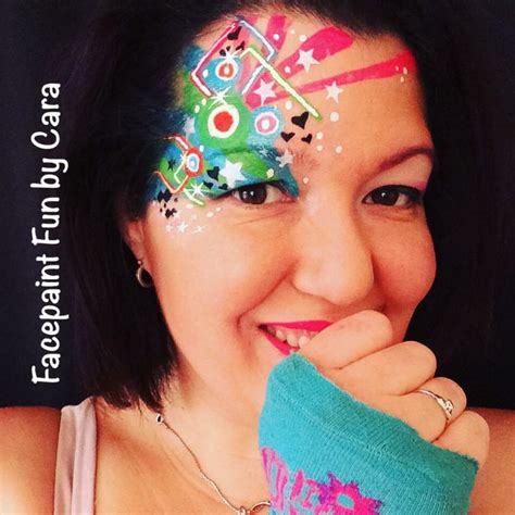 1980 the eighties face paint design eye design face painting | Face ...