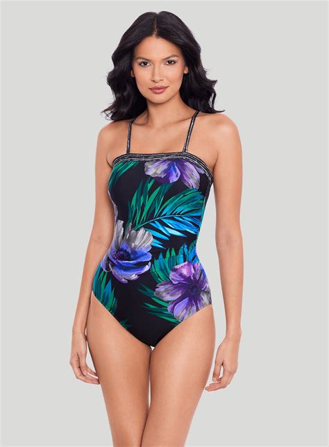 Miraclesuit Swimwear: Flora Aura Avanti Underwired Strapless Shaping O