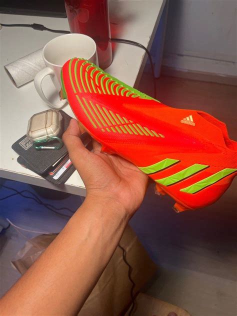 Adidas Predator Edge +, Sports Equipment, Sports & Games, Racket & Ball ...