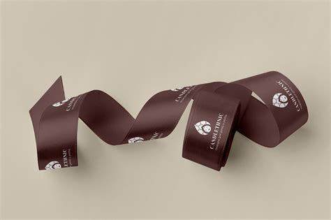 атласная лента с логотипом | Behance
