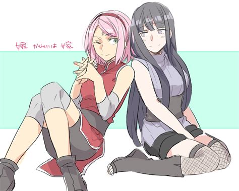Hinata E Sakura Peladas - haruno sakura and hyuuga hinata (naruto and 1 more) drawn by tooru_(jux ...