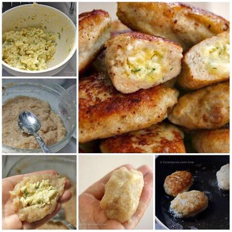 Котлеты с очень вкусной начинкой!