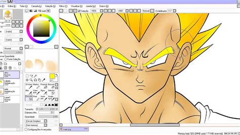 Como Pintar O Desenho - Como pintar um desenho no paint tool sai (Com o mouse) - YouTube