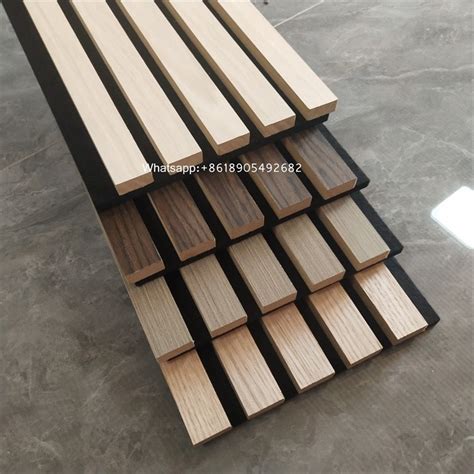 Китай Персонализирани нагънати панели Дървени Mdf Звукоизолирани стенни ...