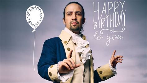 Lin Manuel Miranda's Birthday Celebration | HappyBday.to