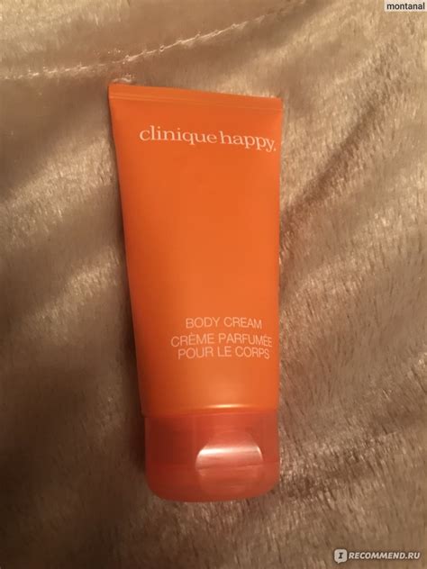 Крем для тела CLINIQUE happy body cream - «Дорогой и недейственный ...