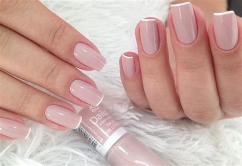 Unhas inglesinhas – imagens e como se faz | Unhas inglesinhas, Unhas ...