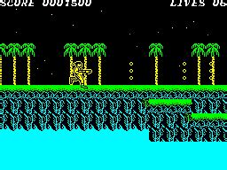 gryzor juego de accion  zx spectrum  zx art