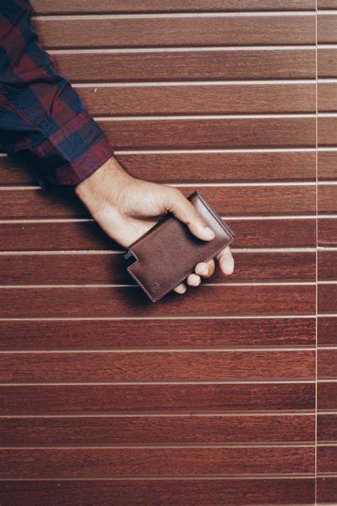 leather wallet for men brown