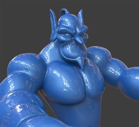 ArtStation - Aladdin's Genie Evil Mode (One Piece) | Resources