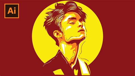 Vector Portraits 4 color | Vector portrait, Illustrator tutorials ...