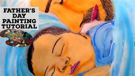fathers day painting ideas acrylic  beginners happy fathers day