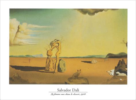 vault  artwork naked women  desert  salvador dali unframed