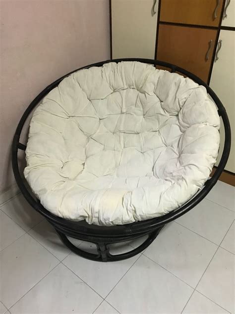 Wooden papasan chair, Furniture & Home Living, Furniture, Chairs on ...
