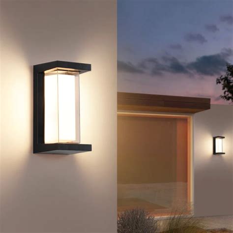 outdoor wall light  sensor modern led solutions