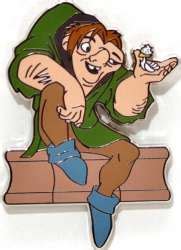 52477 - Quasimodo with Bird - The Hunchback of Notre Dame