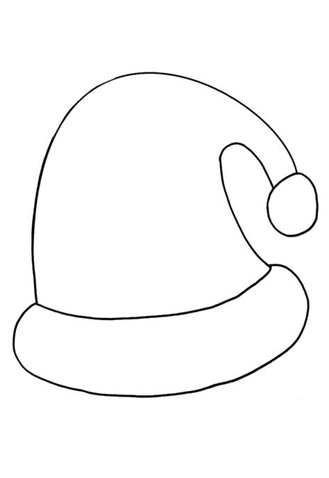 Molde Gorro De Papai Noel Para Imprimir - Moldes de Gorro de Papai Noel para Decoração - Dicas Práticas