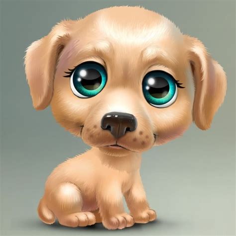 Рисунки новогодней собаки - большая подборка милых Пёсиков Cute Animal ...