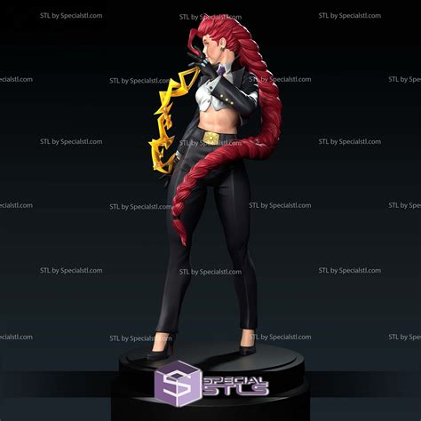 Crimson Viper Street Fighter Digital Sculpture | SpecialSTL
