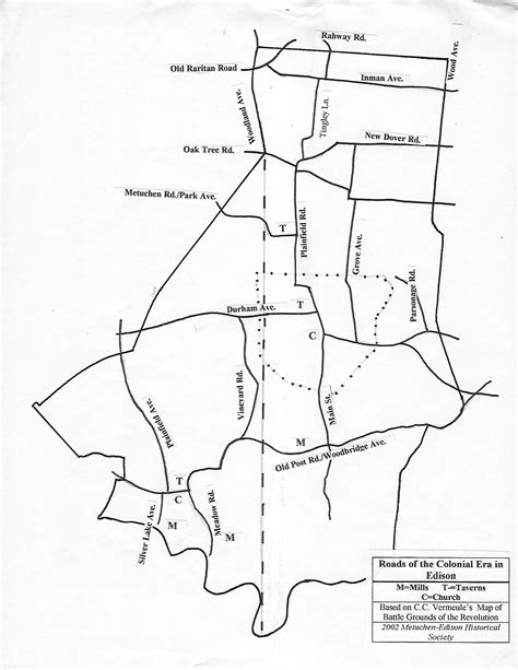 Maps - Metuchen-Edison Historical Society