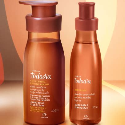 Jambo Rosa E Flor De Caju - Kit Body Splash Jambo Rosa e Flor de Caju 200ml + Creme Hidratante ...
