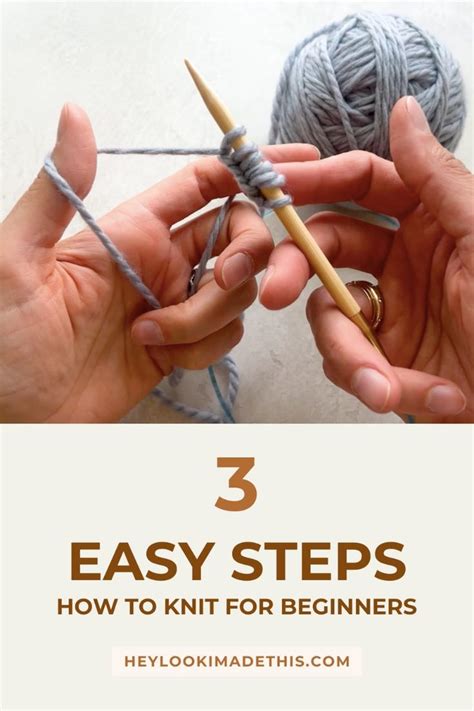 How to Knit for Beginners (A Complete Step by Step Guide to Getting ...