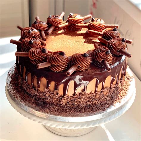 Торта Шоколадова Страчатела - Slice of Cake London
