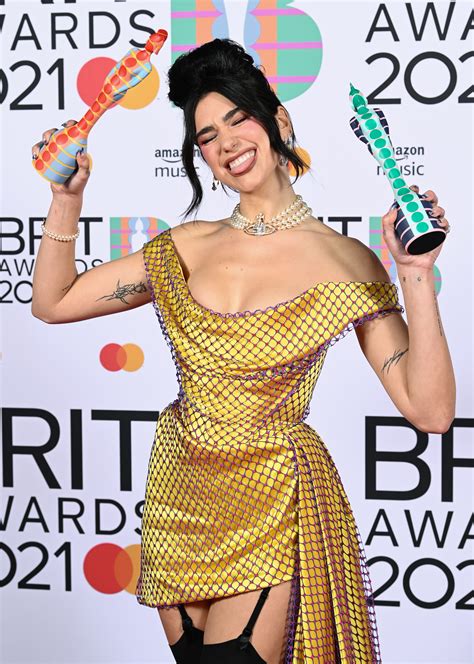 Dua Lipa 2021 Brit Awards 8 - Satiny.org