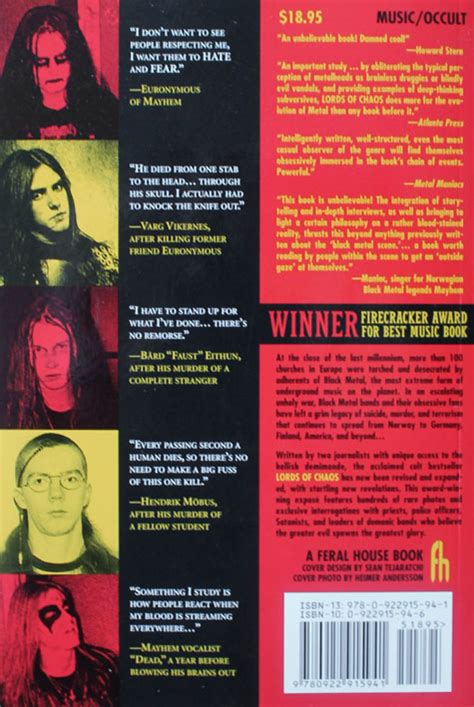 LORDS OF CHAOS Book | Land Of Treason